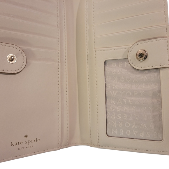 Kate Spade stacy mikas pond wallet coral New - Picture 7 of 12